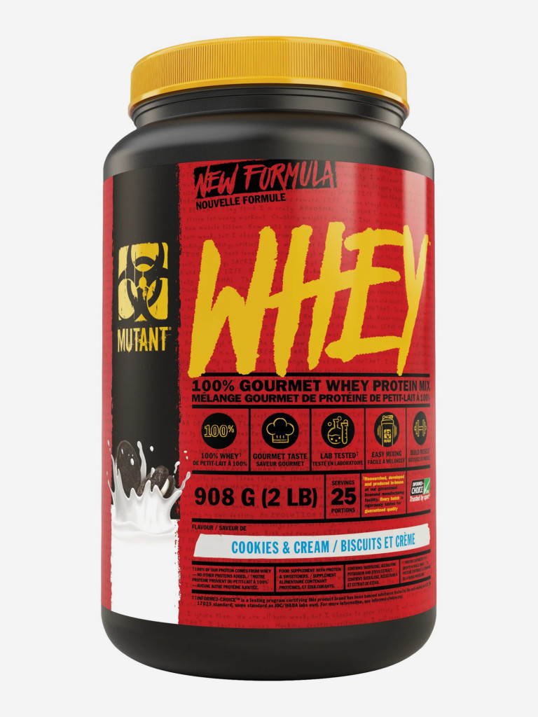 Протеин Mutant Whey банка печенье-крем 908 г.