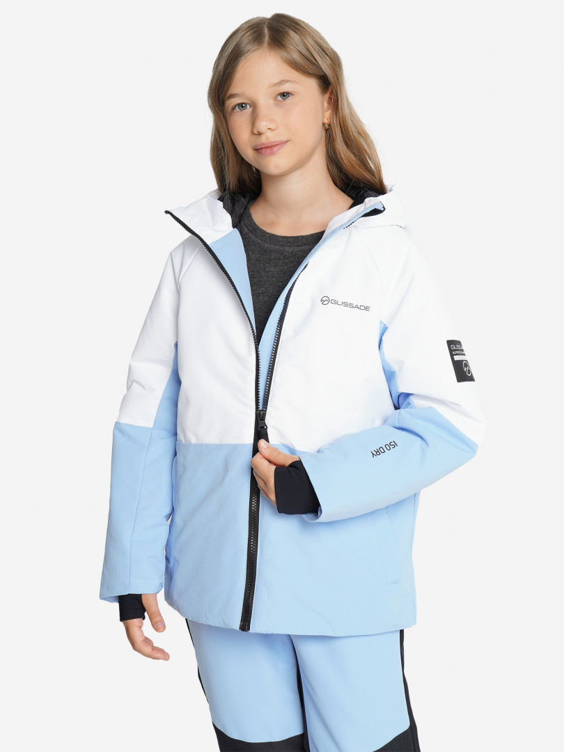 Куртка утепленная для девочек Glissade Белый 5999₽