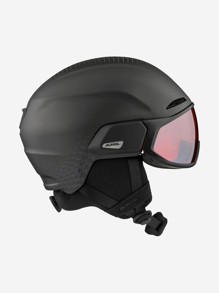 Горнолыжный шлем с визором Alpina Oro Qv Mips Charcoal Metallic