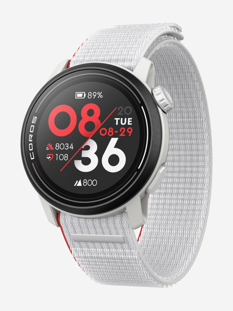 Спортивные смарт GPS часы COROS PACE 3, White, с нейлоновым ремешком