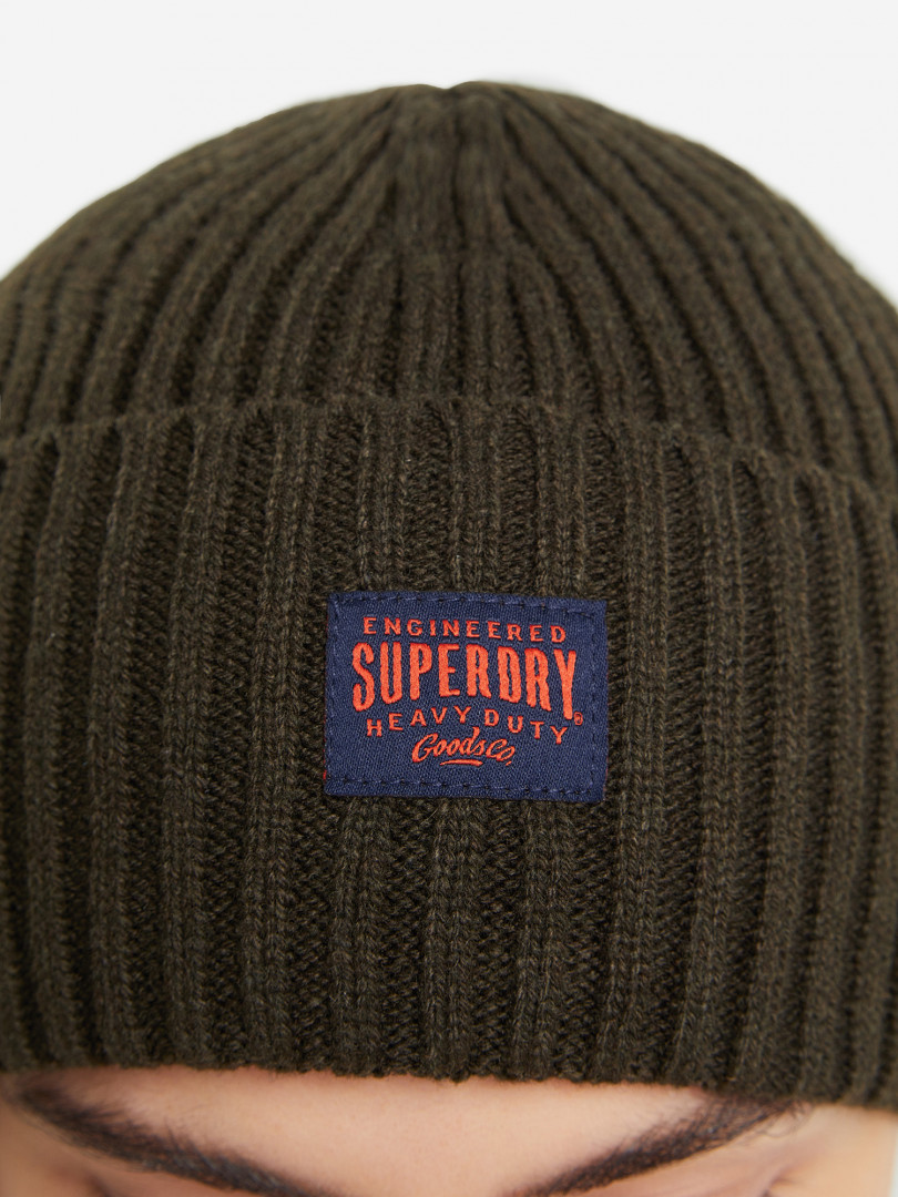 фото Шапка superdry radar, зеленый