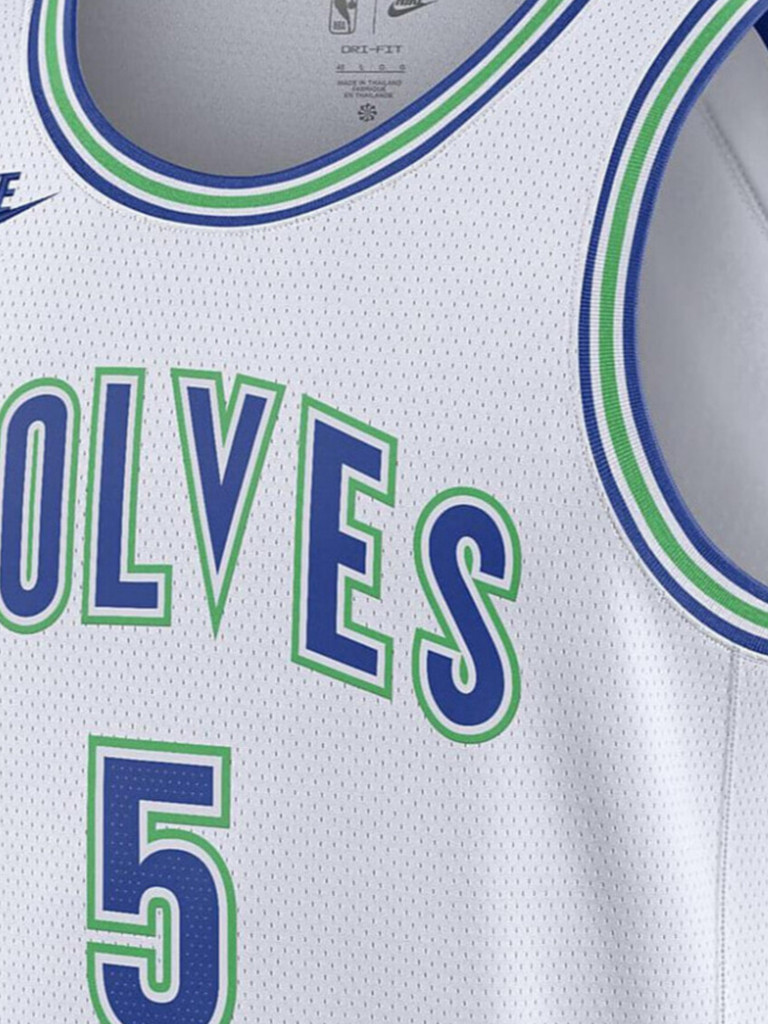 Майка баскетбольная Nike Minnesota Timberwolves Anthony Edwards #5 Hardwood Classic