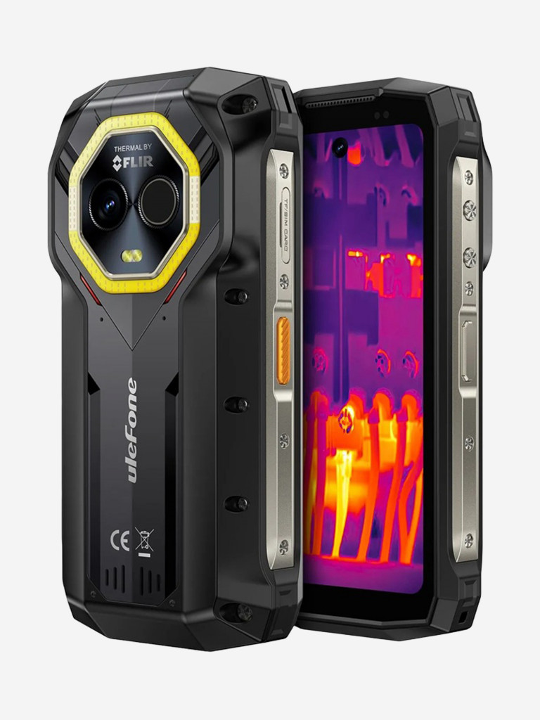 Смартфон Ulefone Armor Mini 20T Pro 8+256 Black, 4.7”, 90Hz, HD+, MTK6300, 5G, And14, 50+FLIR, 32MP, 6200mAh