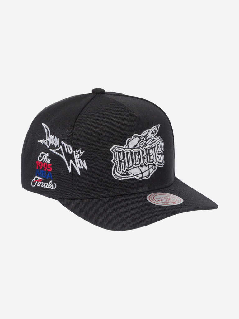 Бейсболка MITCHELL NESS HP10422-HROBLCK Houston Rockets NBA (черный)