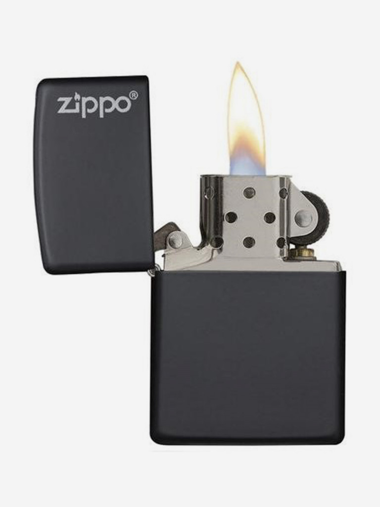 Зажигалка Zippo 218ZL Classic Black Matte, черная матовая