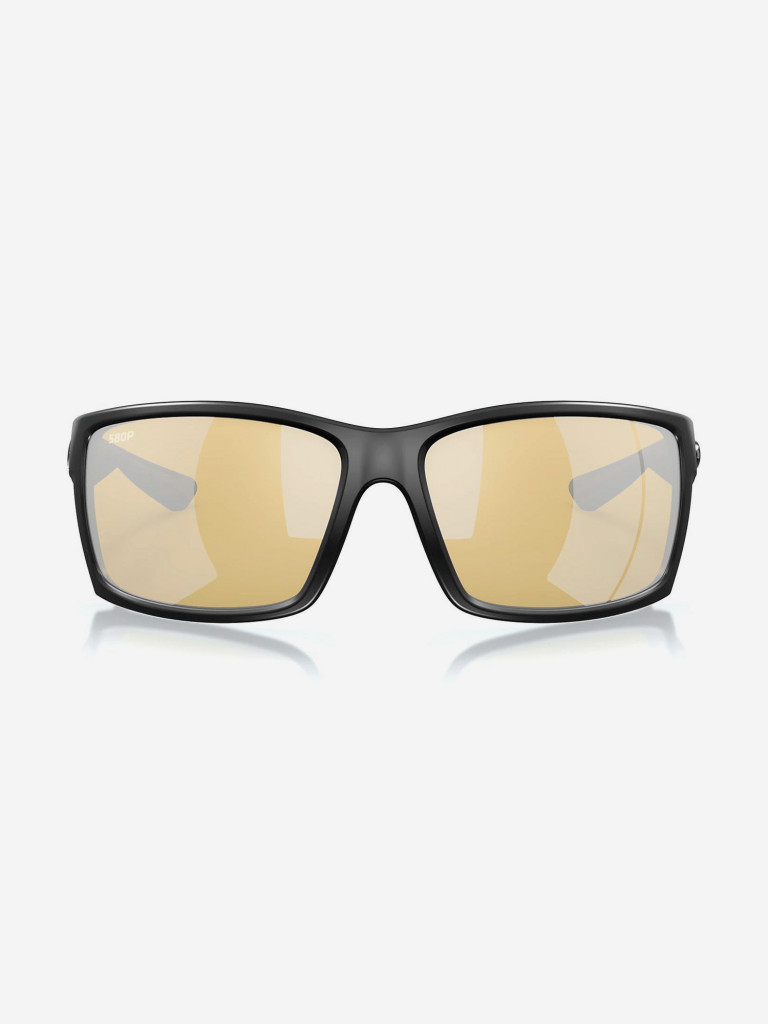 Очки поляризационные Costa Del Mar Reefton 580P, XL, regular fit, blackout/sunrise silver mirror