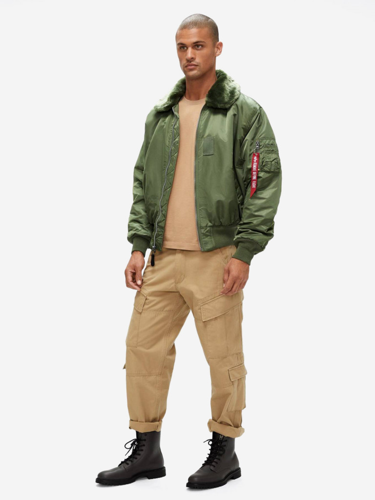 Бомбер утепленный мужской B-15 Alpha Industries