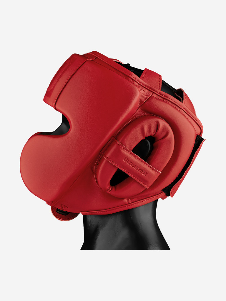 Боксёрский шлем мексиканского стиля ULTIMATUM BOXING GEN5MEX-HTN RUBY RED с алькантарой