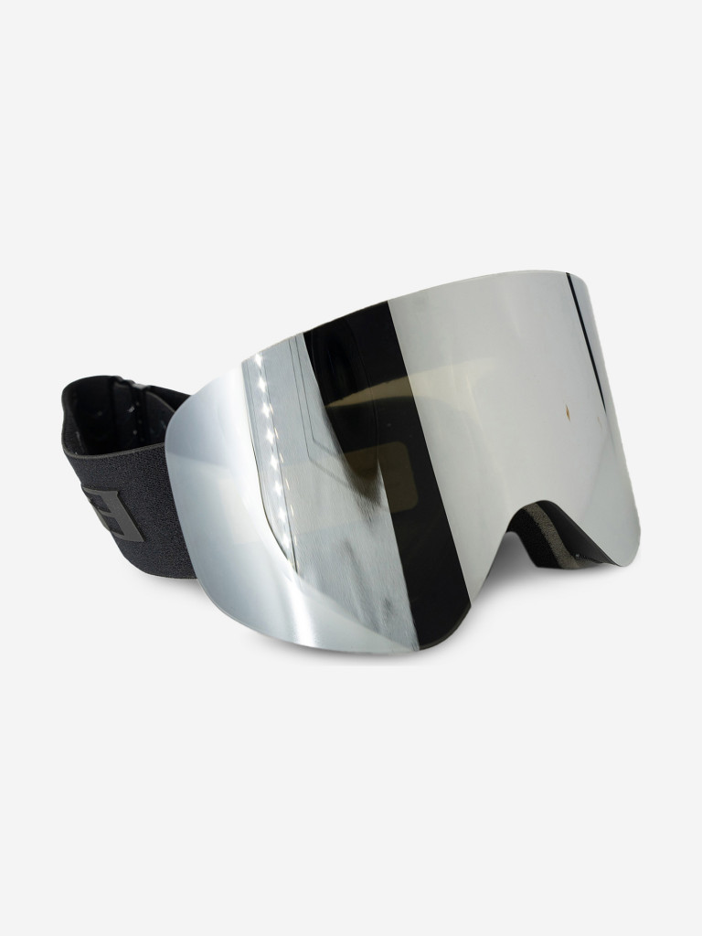 Маска горнолыжная для сноуборда лыж снегоходов EasyRider BLACK/SILVER
