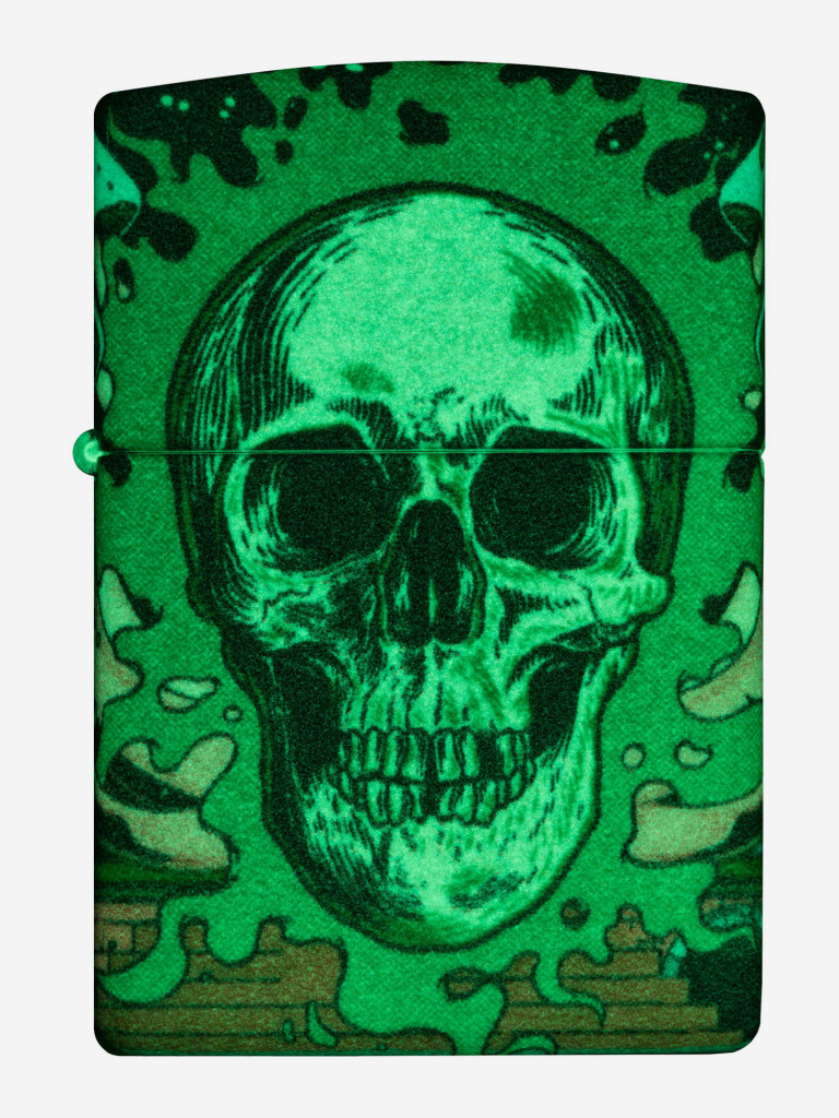 Зажигалка бензиновая ZIPPO 48640 Skull
