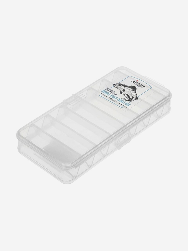 Коробка для приманок двухсторонняя Premier 7.7х15.3х2.6 см