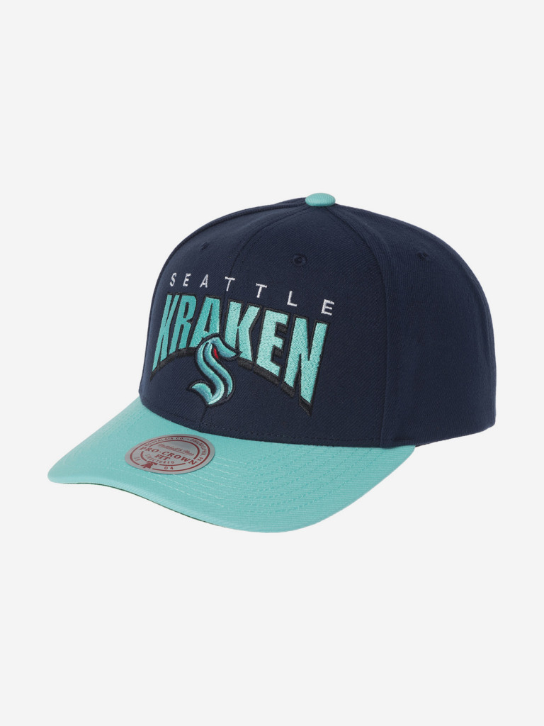 Бейсболка MITCHELL NESS HHSS6642-SKRYYPPPNAVY Seattle Kraken NHL (синий)