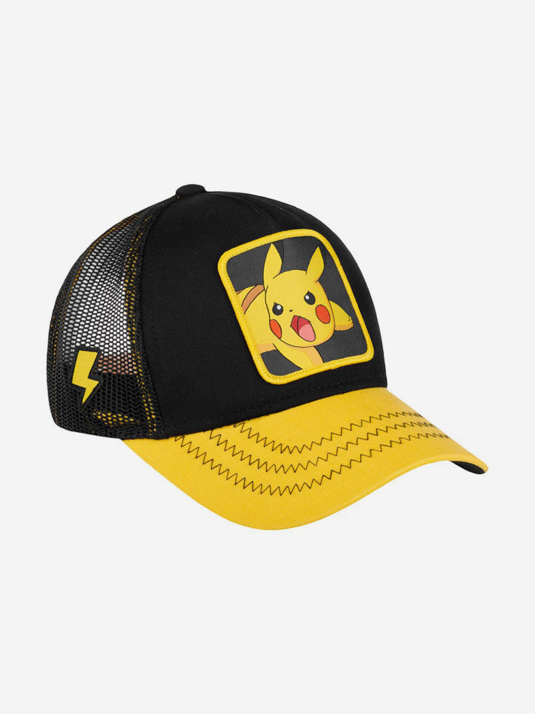 Бейсболка с сеточкой CAPSLAB CL/PKM2/3/PIK6 Junior Pokemon Pikachu (желтый)