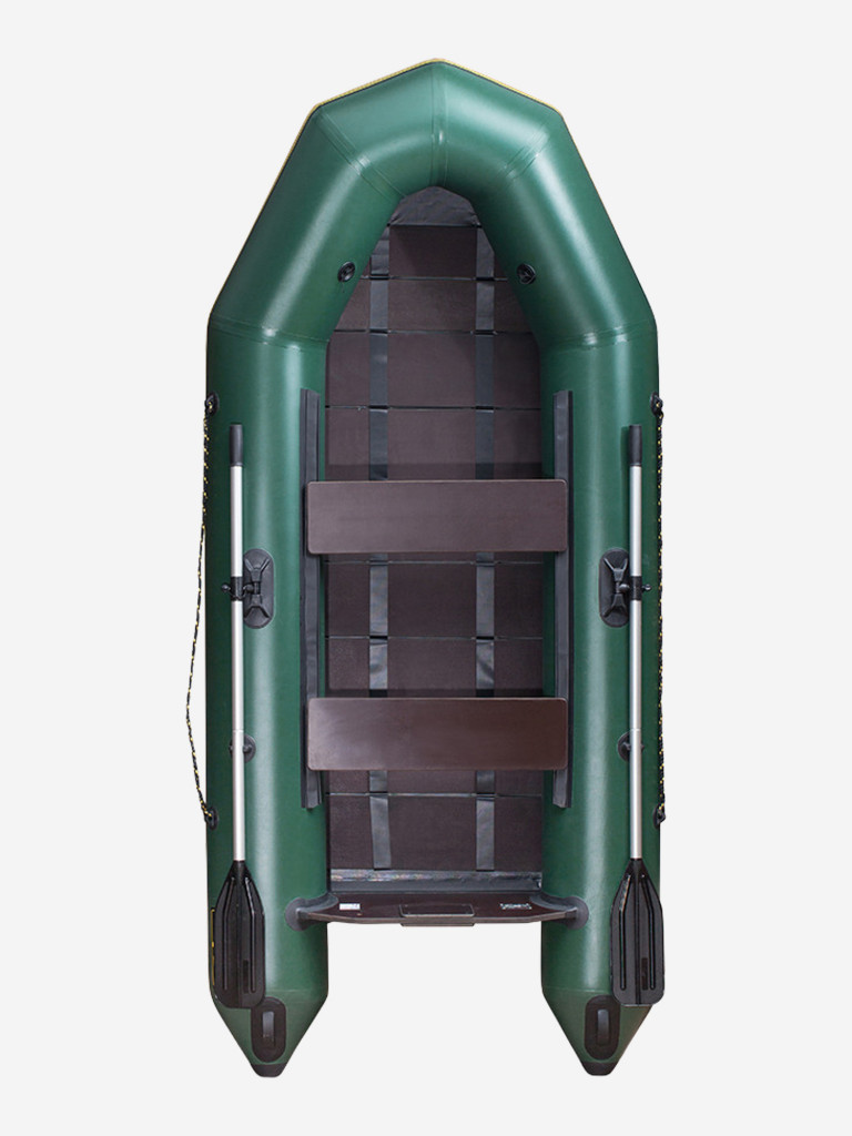 Лодка ПВХ"Чирок-270Р" (реечный настил), зеленая