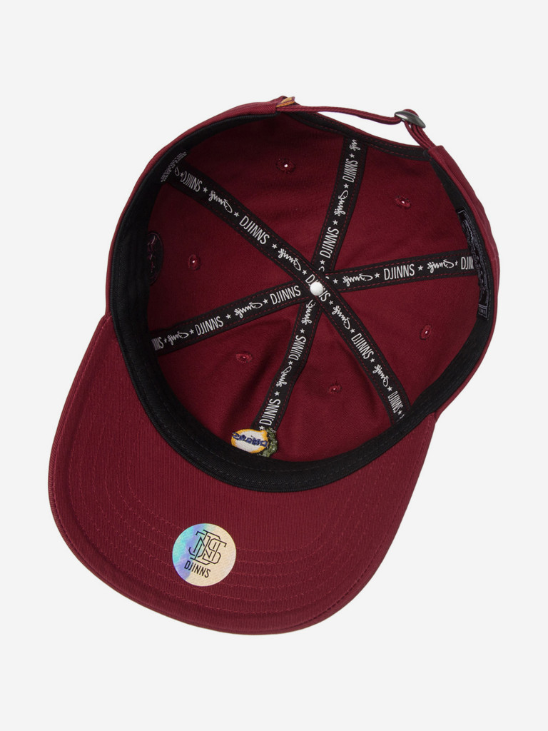 Бейсболка DJINNS Dad Cap Bitter (малиновый)