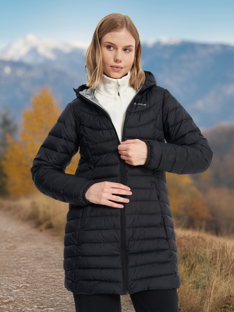 Пуховик женский Outventure Malgora Черный 7999₽