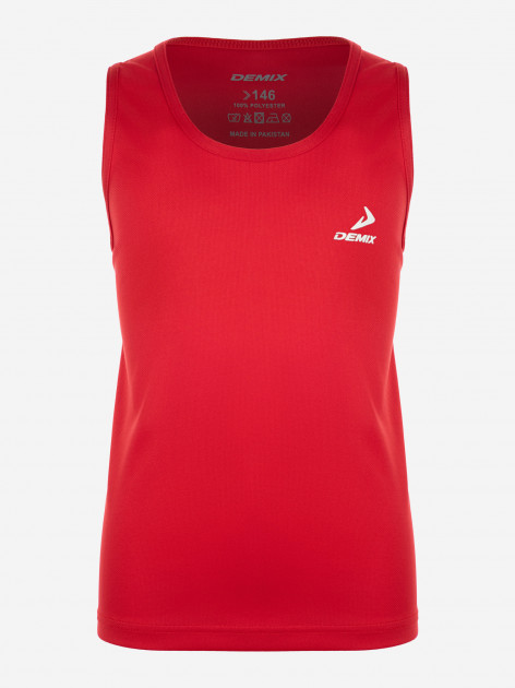Майка для бокса детская Demix S20EDECT047 красный цвет