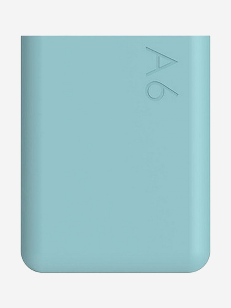 Бутылка с силиконовым чехлом Memobottle A6, голубой