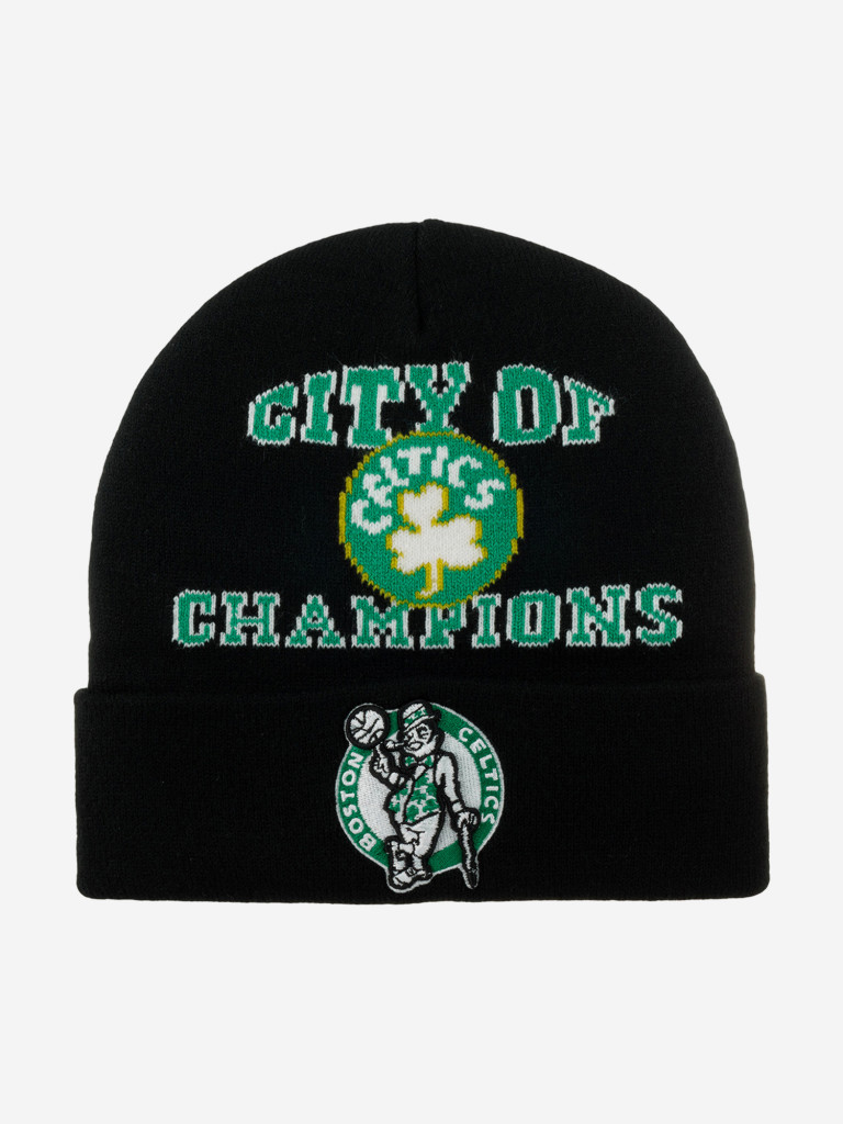 Шапка с отворотом MITCHELL NESS KTCFSH22022-BCEBLCK Boston Celtics NBA (черный)