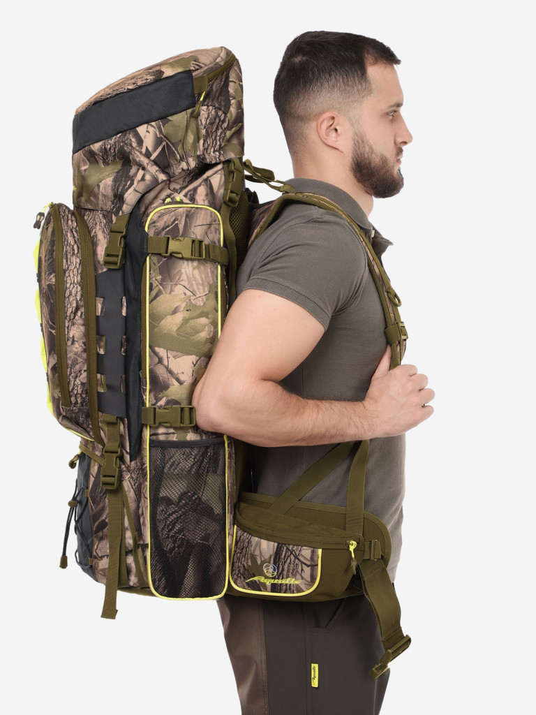 Рюкзак для рыбалки и охоты Aquatic РО-67, цвет: камуфляж, 67л