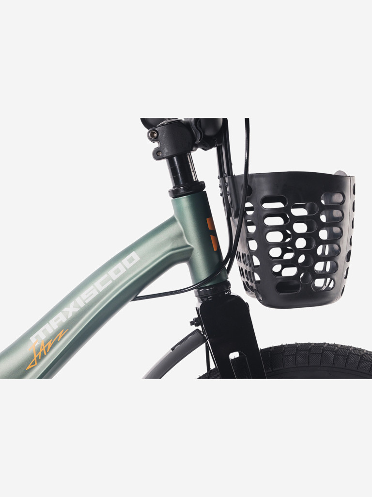 Велосипед детский Maxiscoo JAZZ PRO 18'', зеленый матовый, 2026