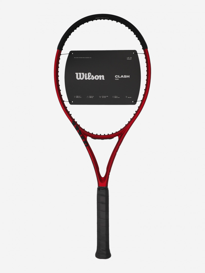 Ракетка для большого тенниса Wilson Clash 100 V2.0 FRM 2 27, Красный
