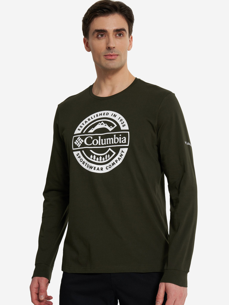 Лонгслив мужской Columbia Rockaway River Graphic Ls Tee