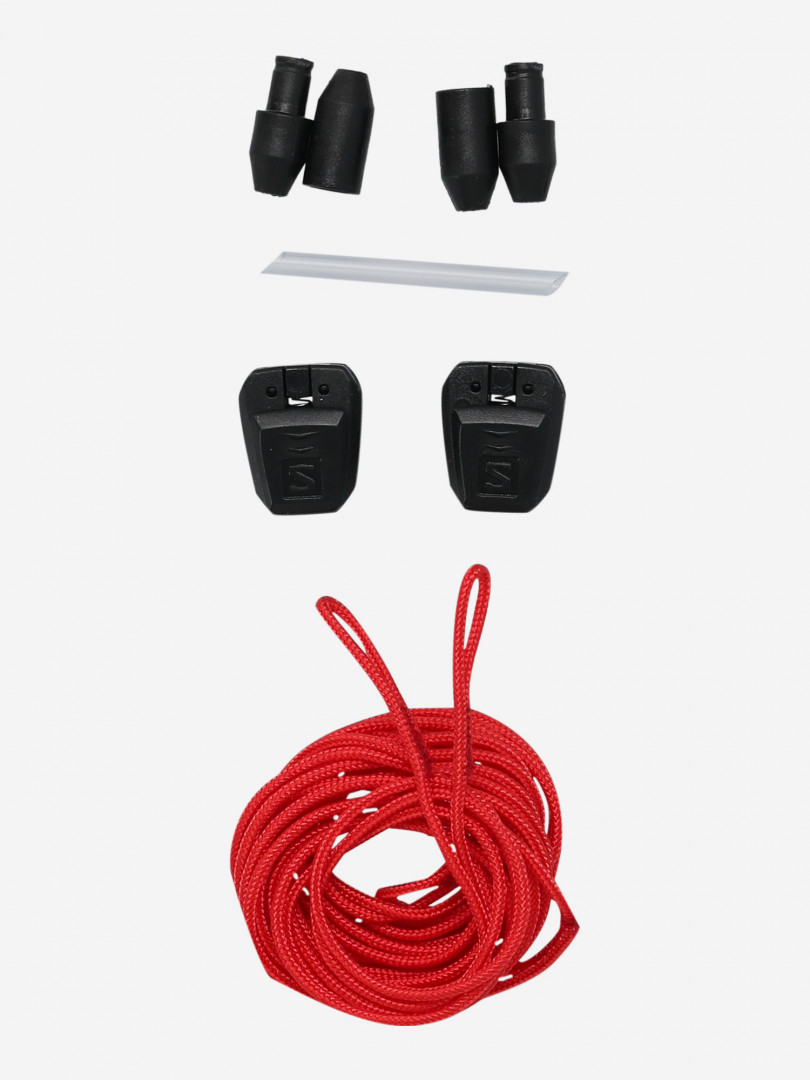 фото Шнурки salomon quicklace kit, красный