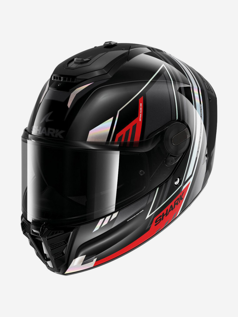 Мотошлем интеграл Shark SPARTAN RS BYRHON Black/Iridium Red/Black