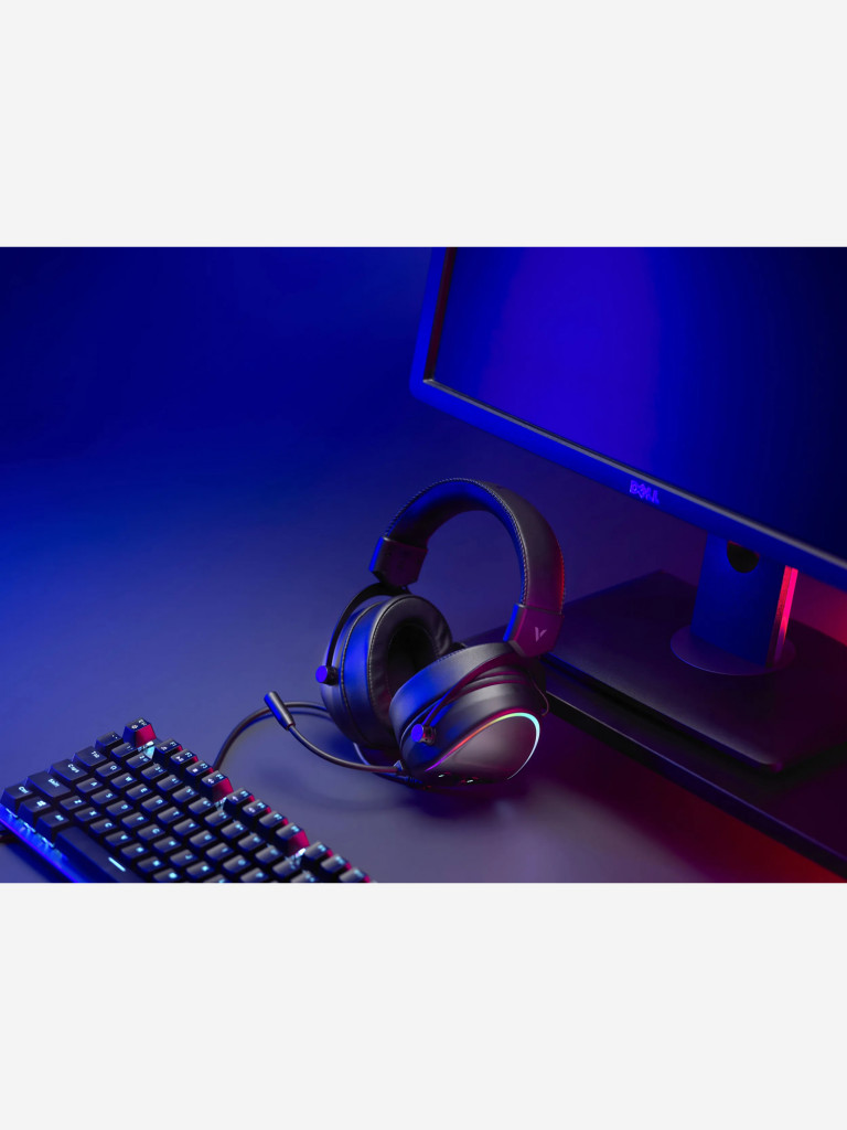 RAPOO Игровая гарнитура проводная VH650 Virtual 7.1, цвет - черный (13155)