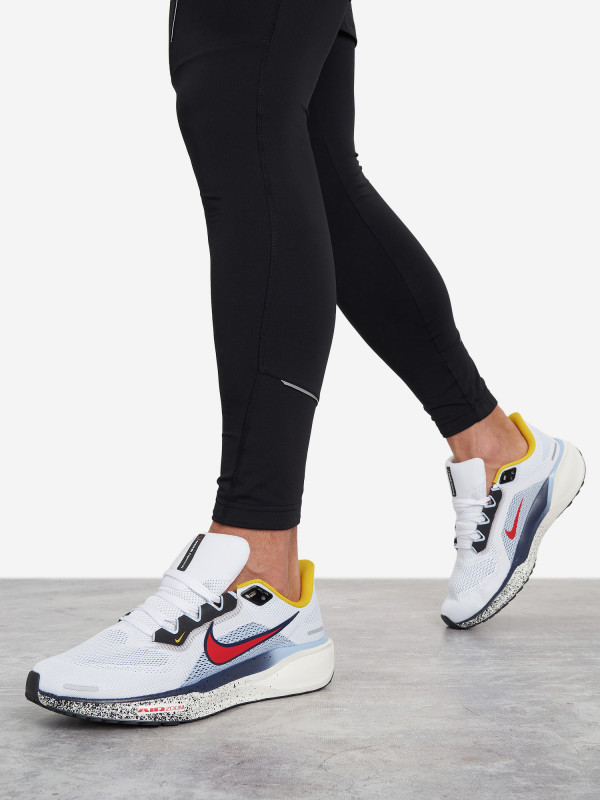 Кроссовки мужские Nike Air Zoom Pegasus 41 арт. HJ9068 белый/красный/голубой цвет — купить за 25109 руб. со скидкой 10 %, отзывы в интернет-магазине Спортмастер