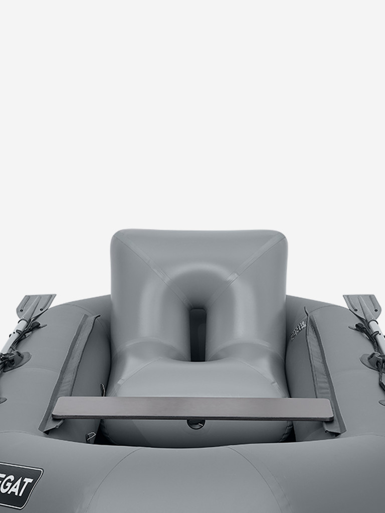 Надувное кресло в лодку ПВХ серое