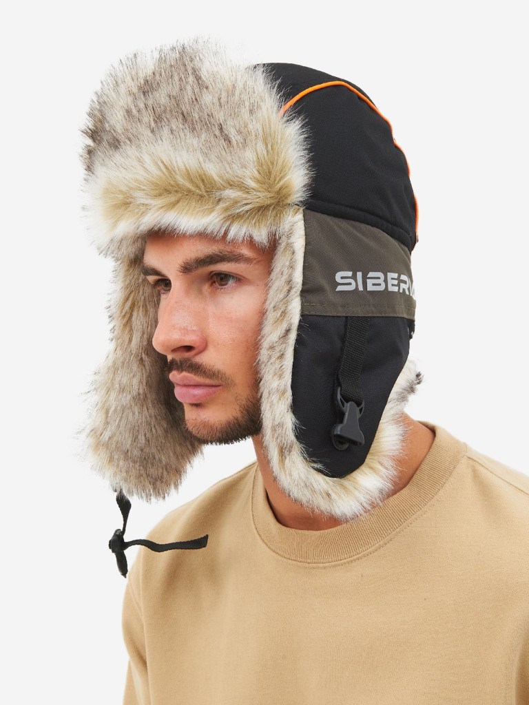 Шапка-ушанка зимняя мужская Huntsman Siberia Breathable меховая мембранная