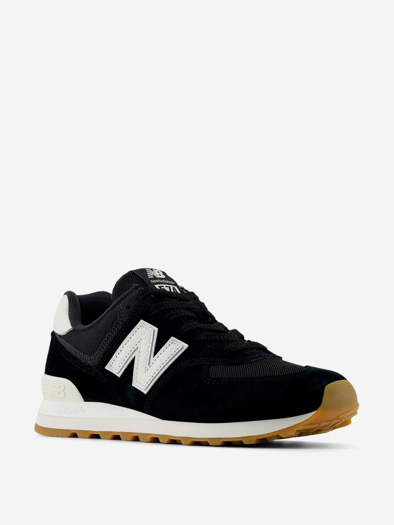 Кроссовки мужские New Balance 574 30896600299 Черный, размер 39.5,40.5,41,41.5,45.5,44,43.5,43,42,44.5, фото 2