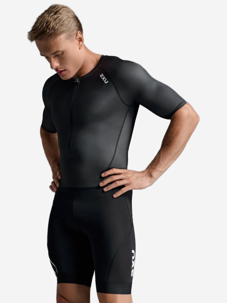 Мужской Компрессионный Костюм Для Триатлона 2XU Core Sleeved Trisuit