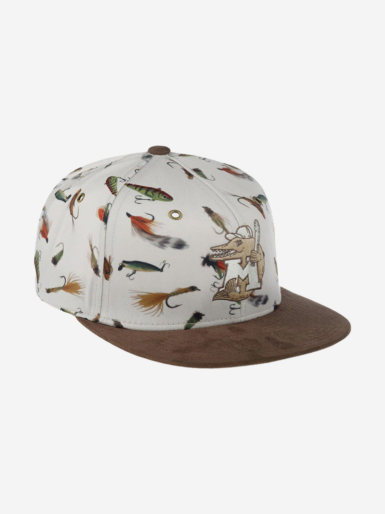 Бейсболка с прямым козырьком AMERICAN NEEDLE 42547A-MUS Madison Muskies Headwater MILB (коричневый)