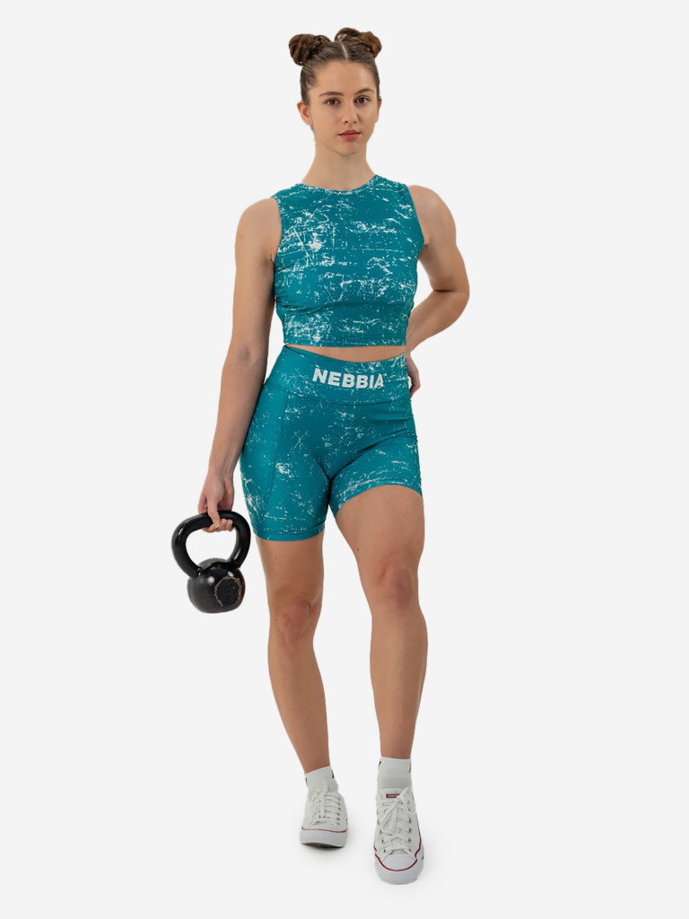 Шорты спортивные женские Ne High waisted leggings shorts 5″ HAMMIES 615