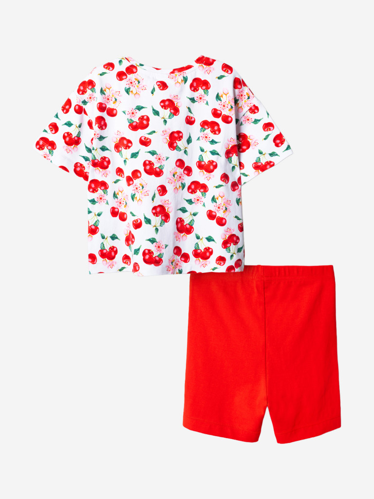 Комплект для девочек: легинсы укороченные, футболка PlayToday