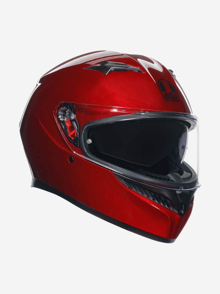 Мотошлем интеграл AGV K3 E2206 MPLK Mono Competizione Red
