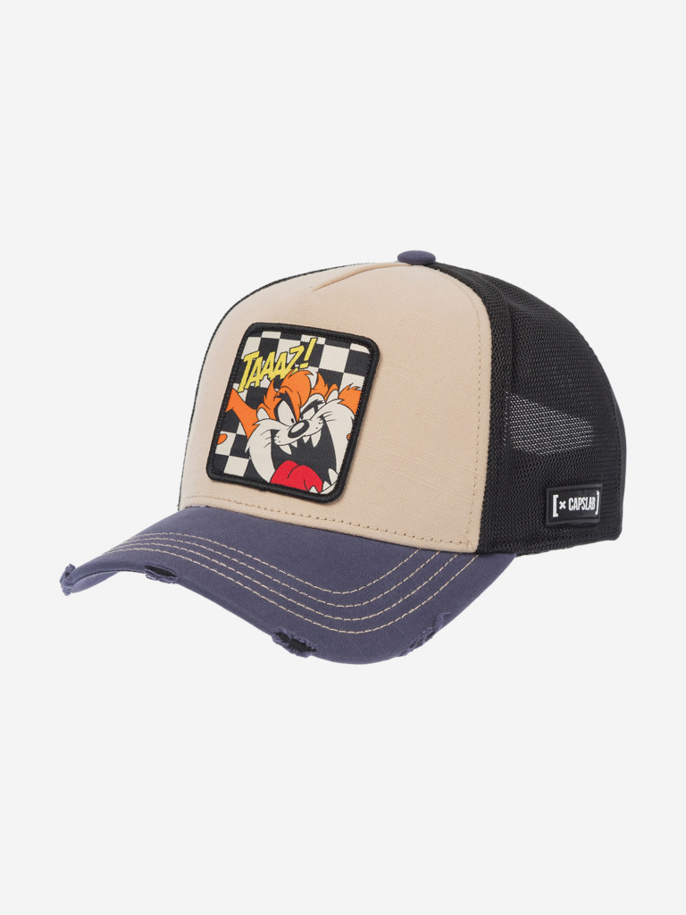 Бейсболка с сеточкой CAPSLAB CL/LOO11/1/PCT/TAZ Looney Tunes Taz (белый)