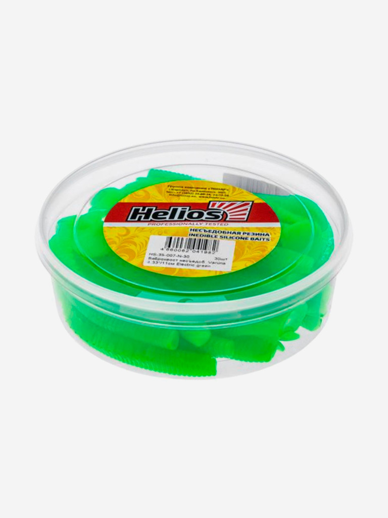 Мягкая приманка Helios Varuna, 4,33'' / 11 см, Electric green, 30 шт (HS-35-007-N-30)
