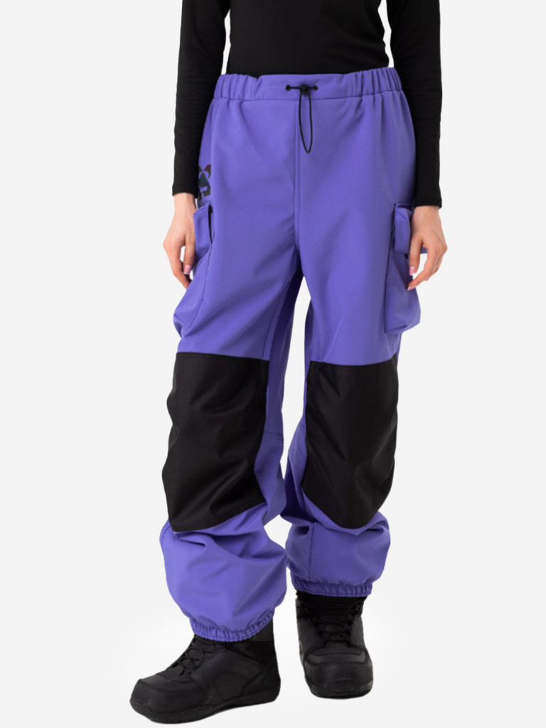 Брюки горнолыжные сноубордические XVOYA фиолетовые