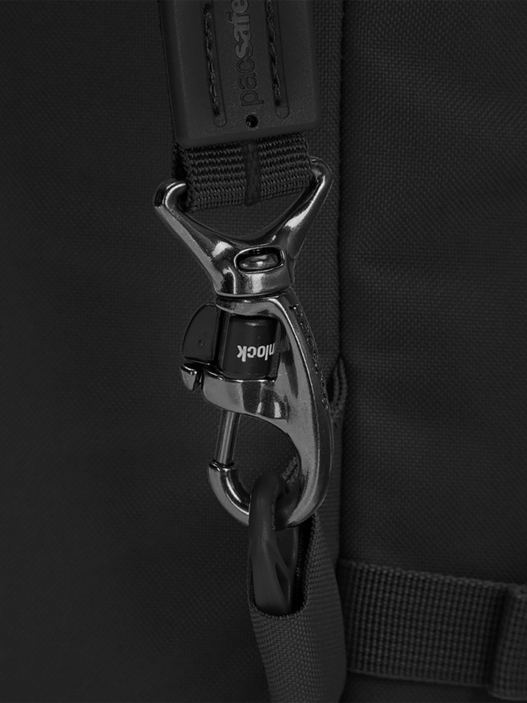 Рюкзак антивор Pacsafe GO Carry-on 34, Jet Black, 34 л.