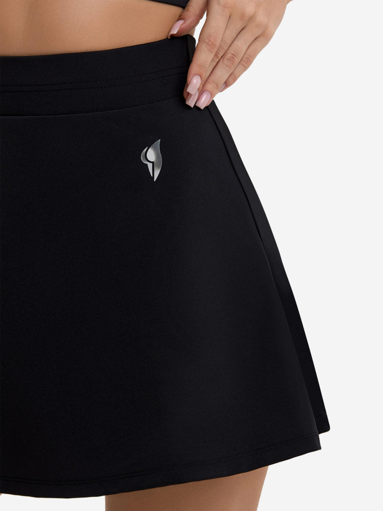 Юбка-шорты спортивная теннисная Bona Fide: Breeze skirt "Black"