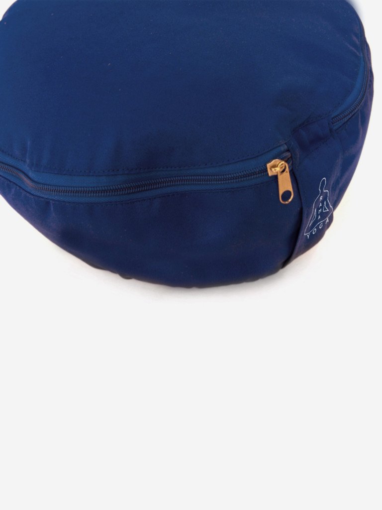 Подушка для медитации RamaYoga Spiritual, синий, размер 33 х 16 см