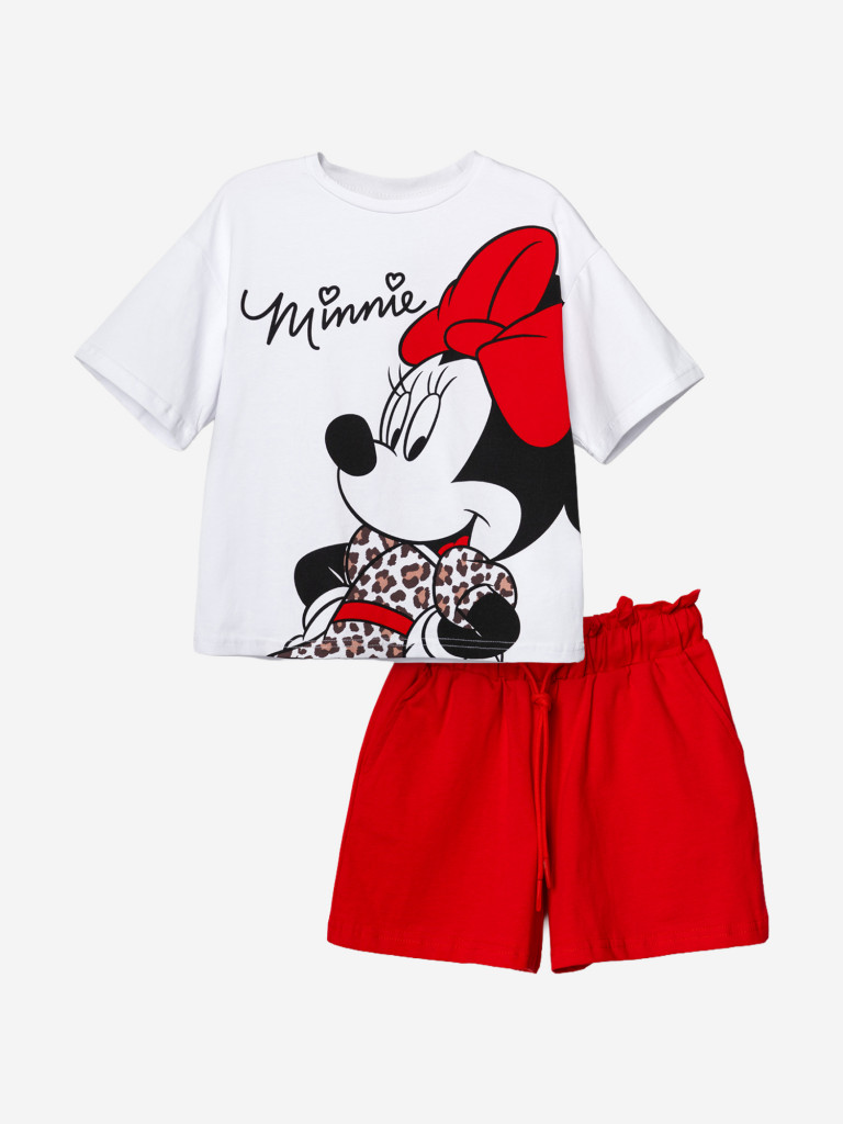 Комплект для девочек: футболка, шорты PlayToday