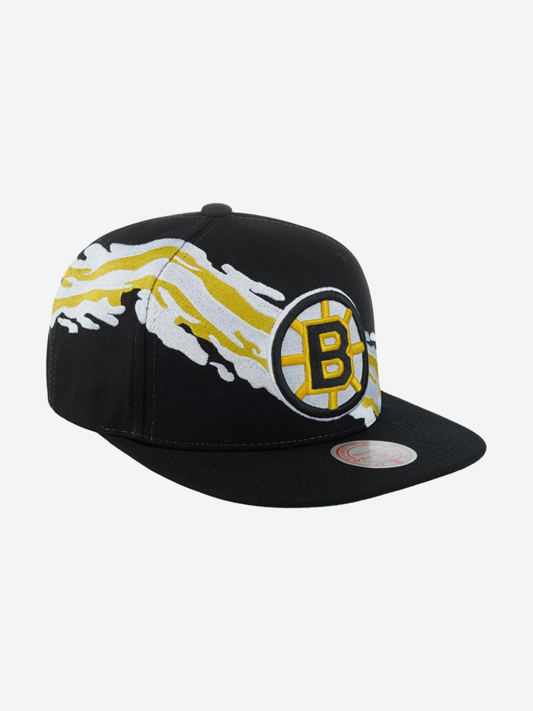 Бейсболка с прямым козырьком MITCHELL NESS 6HSSSH22087-BBNBLCK Boston Bruins NHL