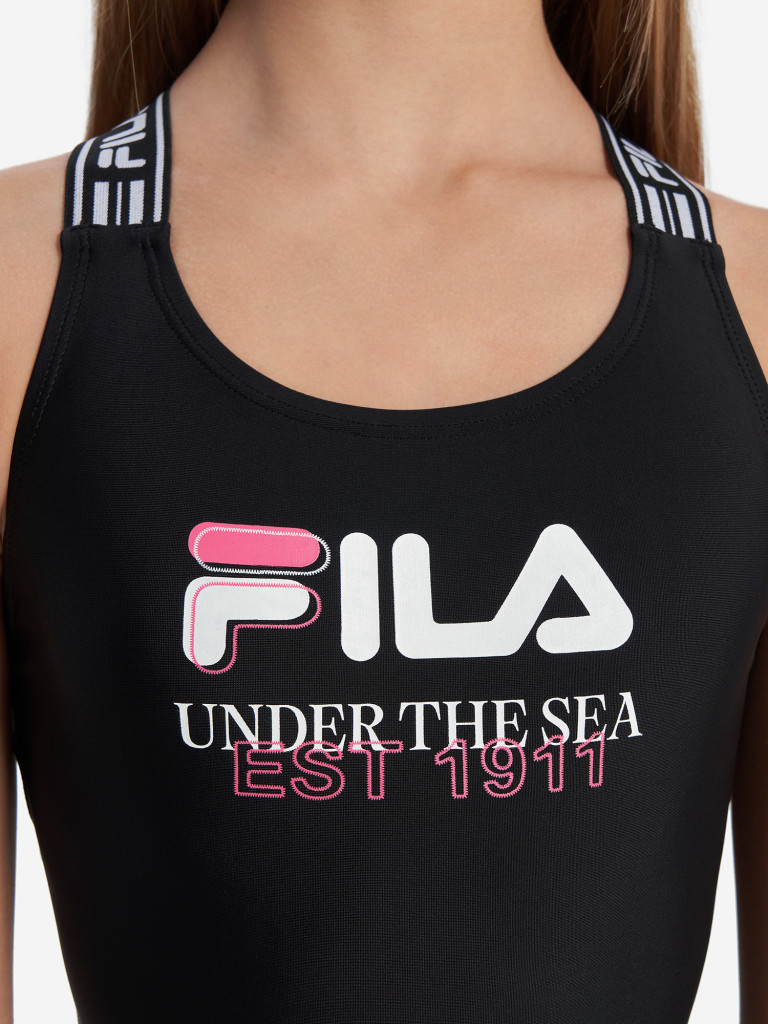 Купальник слитный для девочек FILA