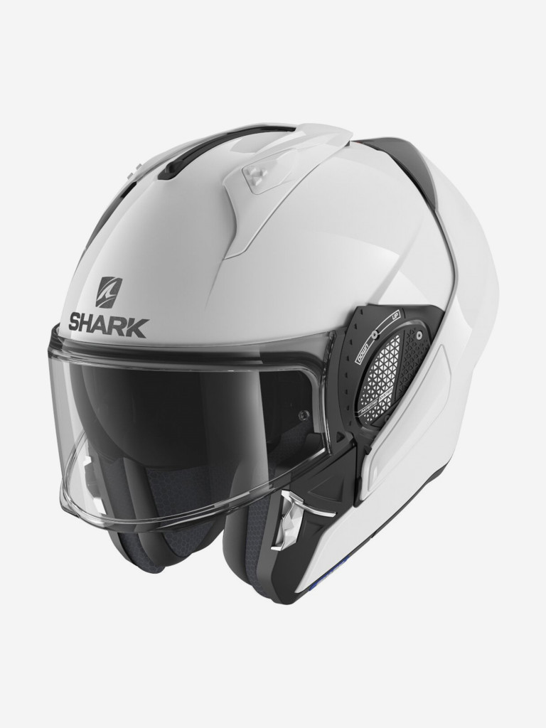 Мотошлем трансформер модуляр SHARK EVO GT BLANK White Glossy