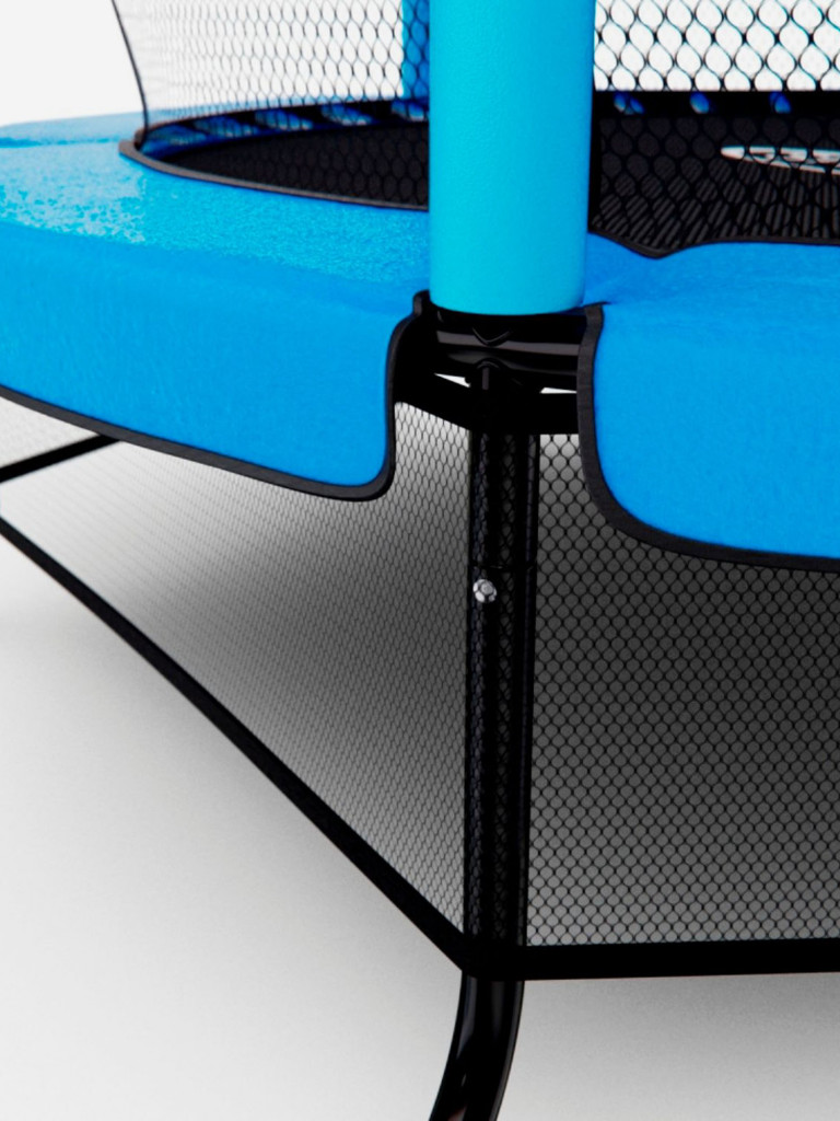 Батут детский DFC SMRKIDS 55" с сеткой, BLUE